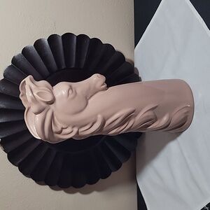 Vintage 1959 Maddux Of California Horse Head Vase.